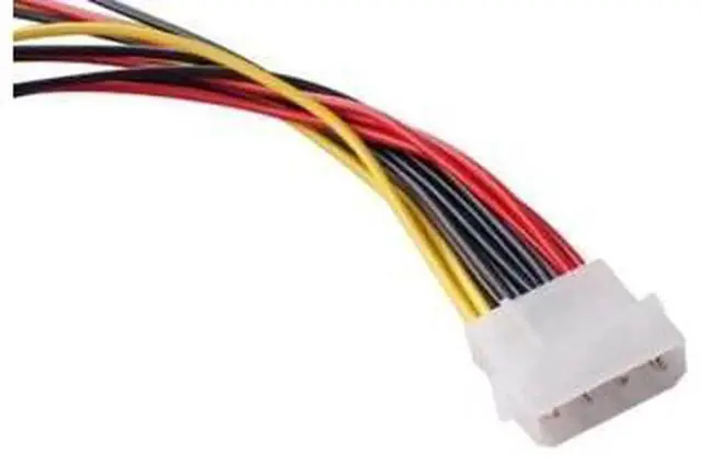 Alt view image 2 of 3 - IDE 4Pin Male to 3 Port SATA Female Power Splitter Cable, Molex IDE to Triple SATA Power Adapter Cord 22cm, PC Internal Power Cable for HDD SSD Optical Drive Hard Drive Power Supply