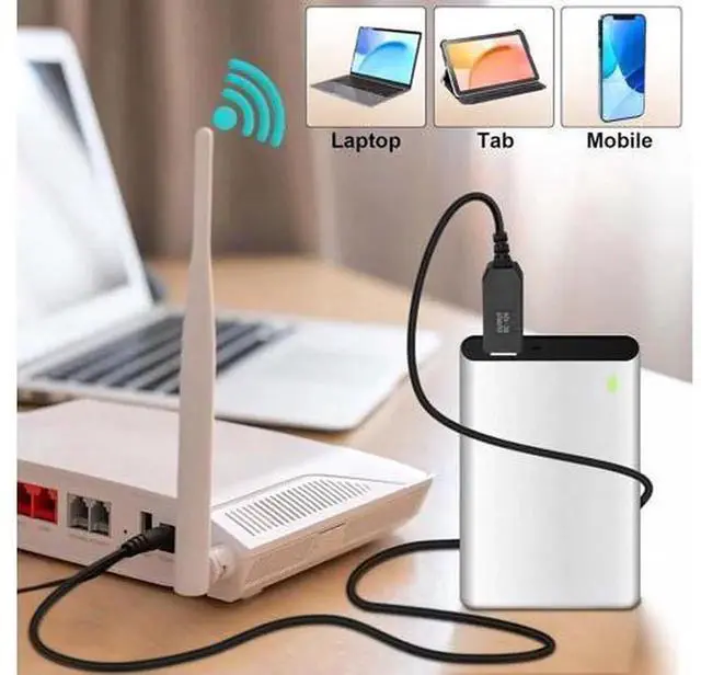 Alt view image 6 of 7 - USB 5V to 12V Step Up Voltage Converter Cable, 3FT Boost Power Cord with Universal DC Jack 5.5x2.1mm / 5.5x2.5mm, USB DC Power Boost Adapter for Low-Voltage 12V Electronic Devices