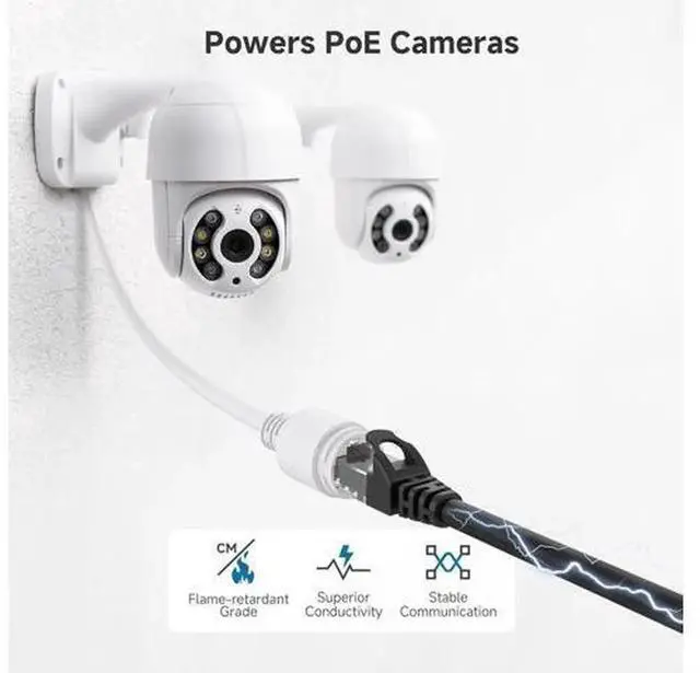 Alt view image 6 of 7 - Cable Matters 5-Pack Snagless Cat 6 Ethernet Cable 3ft, 10Gbps High Speed Cat6 Network Cord, Short RJ45 Patch Cable Black for Modem, Router, PC, Game Console, Home & Office Wired Network
