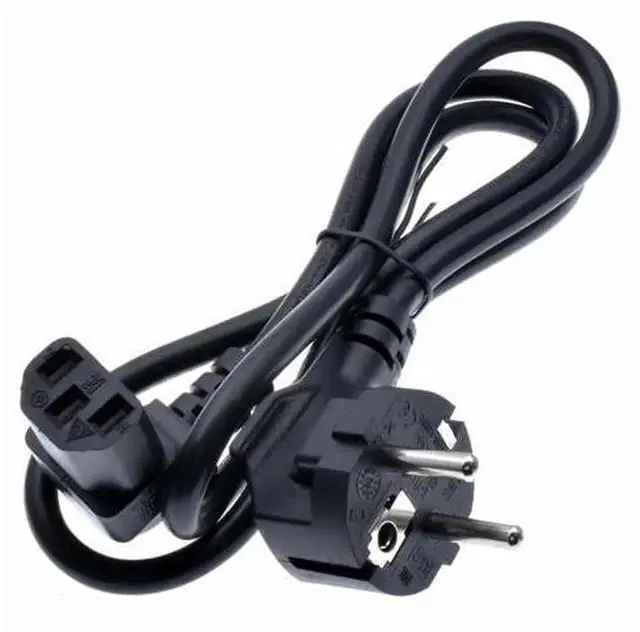 Main image of 1M EU Type F Schuko to IEC C13 Power Cable, European Standard Mains Extension Cord, Compatible with Computer, Monitor, PDU, Printer, Server, Power Supply, Home & Office Electronic Equipment