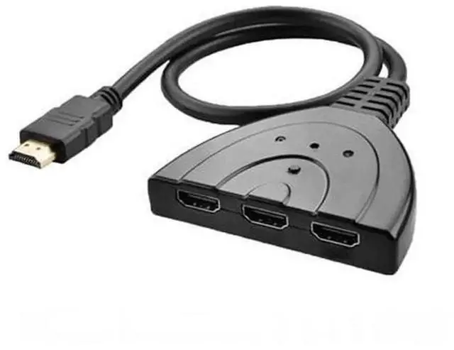 Main image of 3 Port HDMI 3 in 1 Out Auto Switcher Splitter Hub, 1080P Automatic HDMI Switch with Cable, HDMI Signal Switch Box for Connecting HDTV, DVD Player, Game Console, Set-Top Box & Multimedia Devices