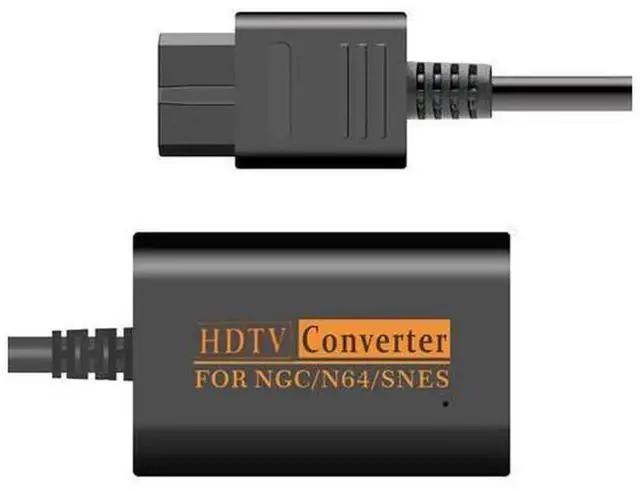 Alt view image 2 of 4 - NGC/SNES/N64 to HDMI-Compatible Converter Adapter, Digital Video Audio Conversion for Nintendo 64, GameCube, SNES Console, Plug and Play, Full Digital Signal Output for Retro Game Display