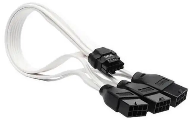 Main image of PCIe 5.0 16Pin (12+4Pin) Male to 3 x 8Pin Female GPU Power Extension Cable, 12VHPWR Power Adapter Cord Compatible with RTX 3090Ti 4070Ti 4080 4090 Graphics Cards