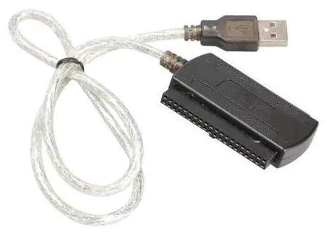 Alt view image 3 of 5 - USB 2.0 to PATA IDE Hard Drive Adapter Converter Cable, for 2.5Inch & 3.5Inch IDE PATA HDD, OldType Legacy Hard Disk Data Read, Backup & File Recovery Tool