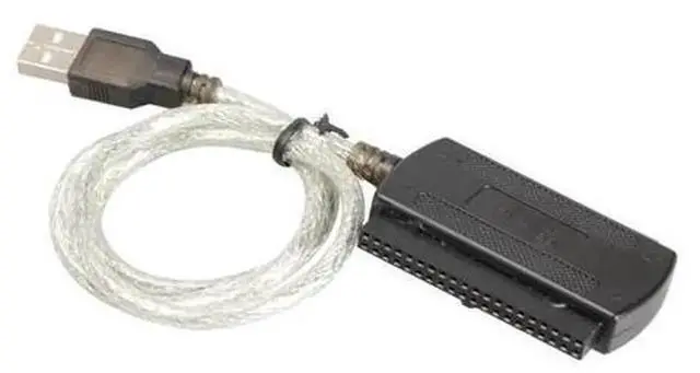 Alt view image 4 of 5 - USB 2.0 to PATA IDE Hard Drive Converter Cable, IDE to USB2.0 Adapter for 2.5" & 3.5" PATA IDE HDD, Legacy Old Hard Disk Data Backup, File Retrieval & Disk Diagnosis Tool