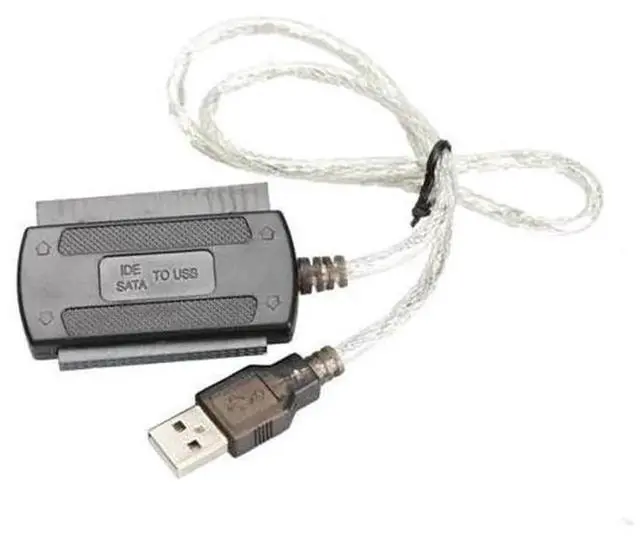 Alt view image 5 of 5 - USB 2.0 to PATA IDE Hard Drive Converter Cable, IDE to USB2.0 Adapter for 2.5" & 3.5" PATA IDE HDD, Legacy Old Hard Disk Data Backup, File Retrieval & Disk Diagnosis Tool