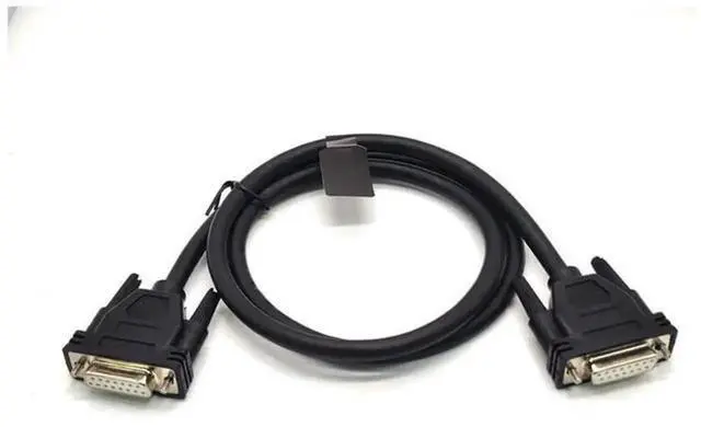 Alt view image 5 of 6 - 1M Industrial DB15 Female to Female Straight Cable, 2Row 15Pin DSub DB15 Extension Cord, for Industrial Equipment, CNC Controller, Game Port and Legacy Peripheral Connection