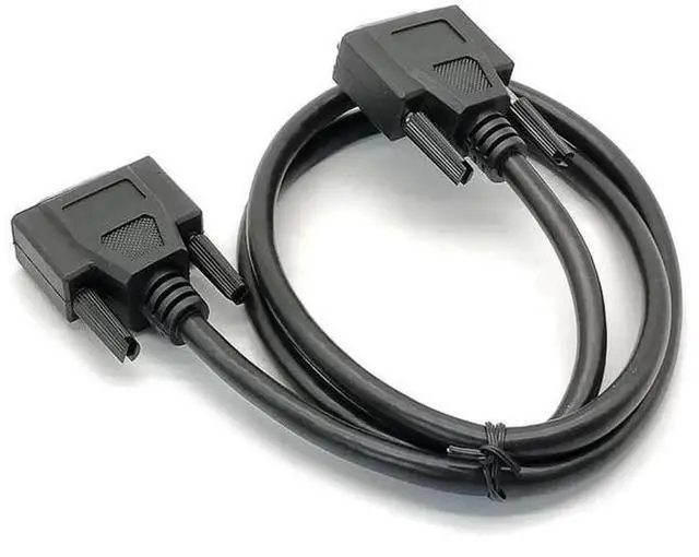 Alt view image 6 of 6 - 1M Industrial DB15 Female to Female Straight Cable, 2Row 15Pin DSub DB15 Extension Cord, for Industrial Equipment, CNC Controller, Game Port and Legacy Peripheral Connection