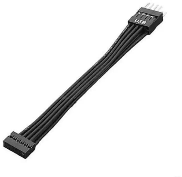 Main image of USB 9Pin to 11Pin FrontPanel Converter Cable, Motherboard Chassis Mini USB Switching Wire Harness, Internal USB2.0 Header Adapter for Desktop PC Case and Mainboard Mismatch Repair DIY Mod