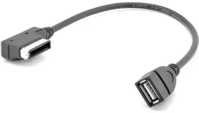 Alt view image 2 of 3 - Car Music Interface AMI MMI to USB Female Adapter Cable, OEMStyle MediaIn Cord for Audi A3 A4 A5 A6 A8 Q5 Q7 Q8 VW, Play Music from USB Flash Drive for Factory Car Infotainment System