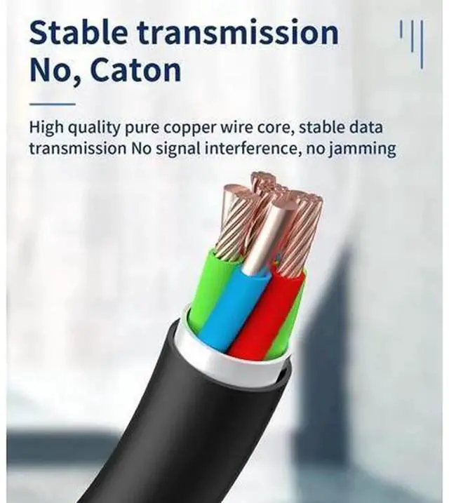 Alt view image 5 of 6 - USB 3.0 OTG Cable, USBA Female to USBC & Lightning Male 2in1 Adapter Converter, Thunderbolt Compatible Cord for iPhone iPad MacBook Air4, LG Smartphones, Connect Mouse Camera USB Dongle Devices