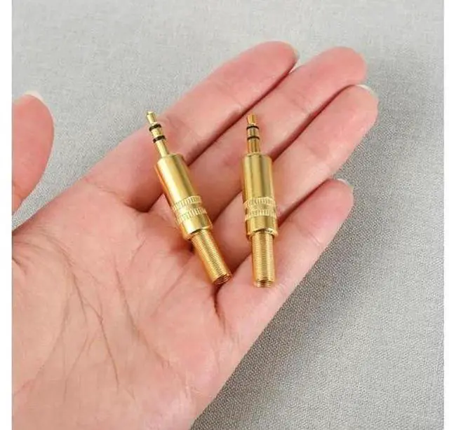 Alt view image 6 of 7 - 6 PCS 3.5mm Stereo Male Plug, 1/8 Inch SolderType Headphone Audio Jack Connector, Replacement Repair Plug for Damaged Earphone Cables, DIY Custom Audio Cable Assembly & Audio Equipment Maintenance