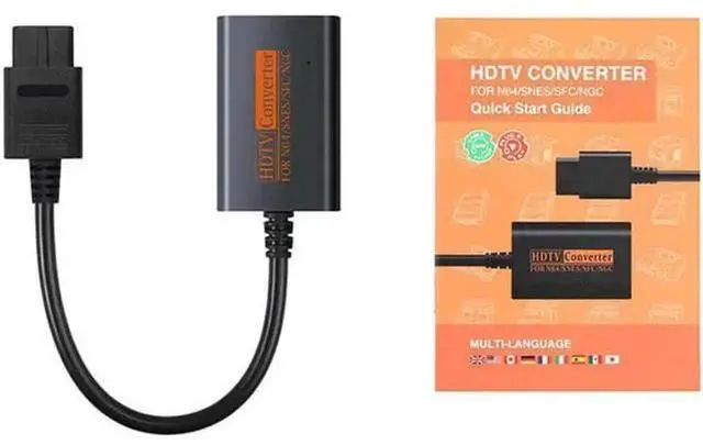 Alt view image 3 of 3 - NGC SNES N64 to HDMICompatible Converter Adapter, Digital Video Audio Converter for Nintendo 64, GameCube, Super Nintendo Console, PlugandPlay Full Digital Cable for Retro Game Display Output