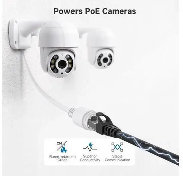 Alt view image 5 of 7 - 10Gbps Snagless Cat 6 Ethernet Cable 20ft Black, Cat6 RJ45 LAN Network Cord, HighSpeed Patch Cable for Router, Modem, PC, Server, Switch, NAS, Home & Office Wired Network Connection