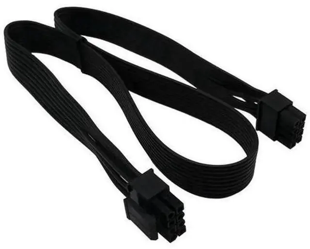 Main image of 60cm CPU 8Pin Male to 4+4 Pin Male EPS12V Power Cable, Modular PSU CPU Power Adapter Cord for Desktop Motherboard, Fits 8pin & 4pin EPS12V CPU Power Interface