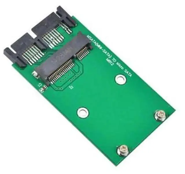 Alt view image 2 of 2 - mSATA to Micro SATA SSD Converter Adapter Card, PCIE Express mSATA to 1.8" MicroSATA HDD 2.5Inch Drive Converter, Mini SATA to mSATA PCIe to SATA Adapter for Internal Storage Disk Conversion Upgrad