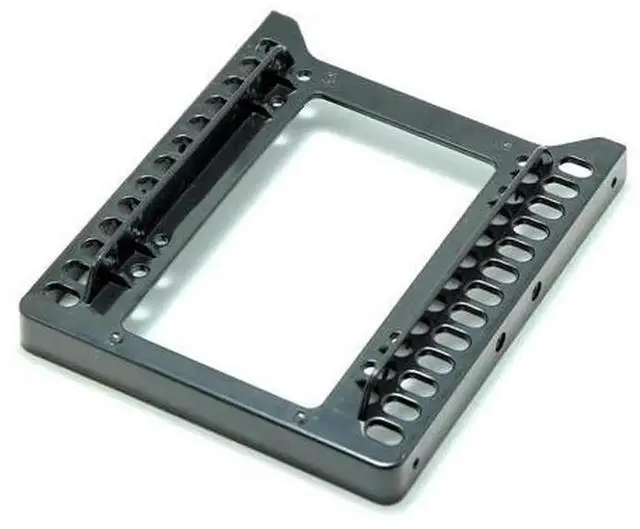 Main image of 2.5 Inch SSD SATA HDD to 3.5 Inch Mount Adapter, Hard Drive Bracket for PC Desktop Storage Bay, Metal Mounting Dock Bracket Fits 2.5" SATA SSD HDD to Standard 3.5" Internal Drive Bays