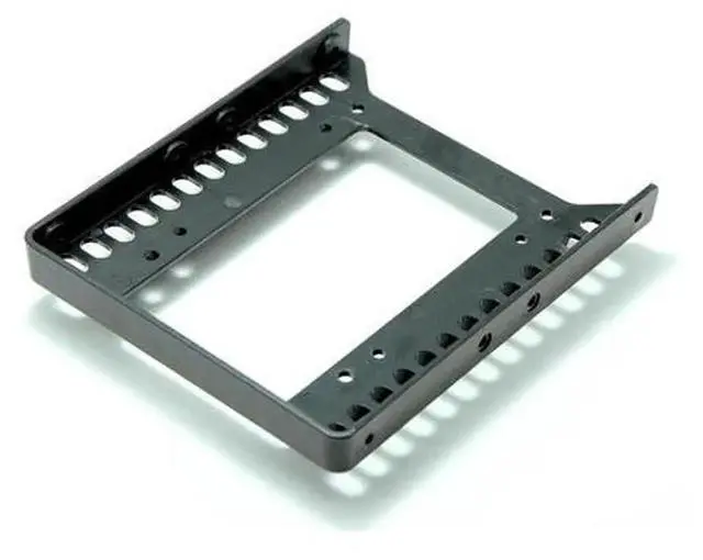 Alt view image 2 of 5 - 2.5 Inch SSD SATA HDD to 3.5 Inch Mount Adapter, Hard Drive Bracket for PC Desktop Storage Bay, Metal Mounting Dock Bracket Fits 2.5" SATA SSD HDD to Standard 3.5" Internal Drive Bays