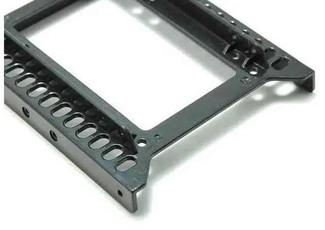 Alt view image 5 of 5 - 2.5 Inch SSD SATA HDD to 3.5 Inch Mount Adapter, Hard Drive Bracket for PC Desktop Storage Bay, Metal Mounting Dock Bracket Fits 2.5" SATA SSD HDD to Standard 3.5" Internal Drive Bays