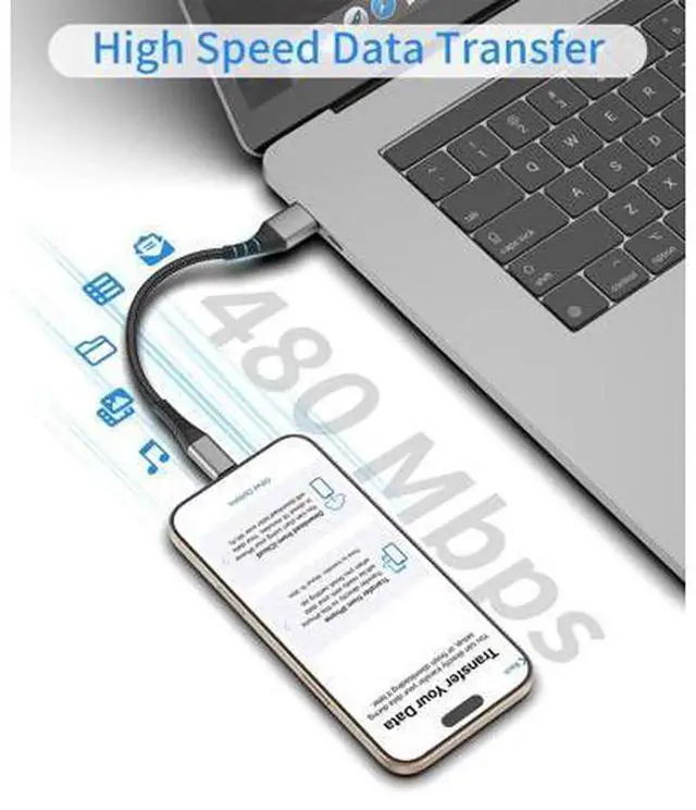Alt view image 3 of 7 - 2Pack 6 Inch 0.5ft Short USBA to Lightning Charger Cable, Fast Charging Short iPhone Charging Cord for Charging Station, Compatible with iPhone 14 13 12 11 Pro Max and LightningEnabled Apple Device