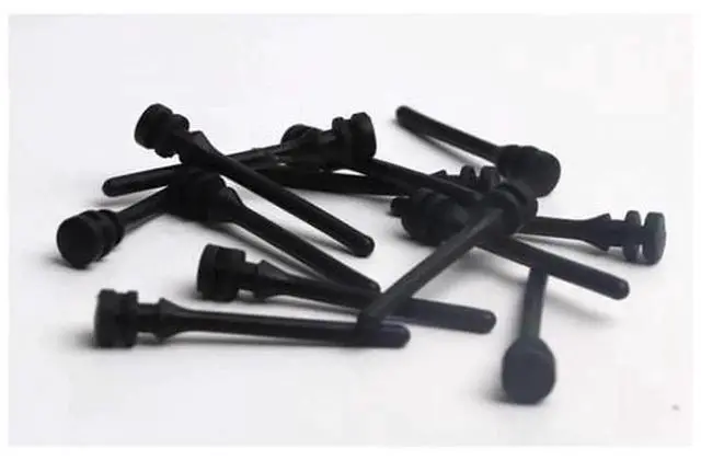 Alt view image 2 of 6 - 20PCS Black Soft Rubber AntiVibration Fan Mount Rivet Screws 40mm /1.57in, Noise Reduction Mounting Pins for PC Case Fans, CPU Cooling Fan ShockAbsorbing Installation Fasteners for Desktop Chassis