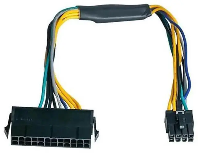 Main image of 24Pin to 8Pin ATX PSU Power Adapter Cable 12Inch 30cm, Standard ATX 24Pin to 8Pin Motherboard Power Converter for Optiplex 3020 7020 9020 Precision T1700 Desktop PowerSupply Upgrade