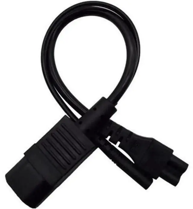 Alt view image 2 of 5 - 1FT C14 Male PDUStyle YSplitter Power Extension Cord, C14 Input Male to C5+C7 Dual Output Power Plug Cable for Computer Server PDU Power Distribution Connection