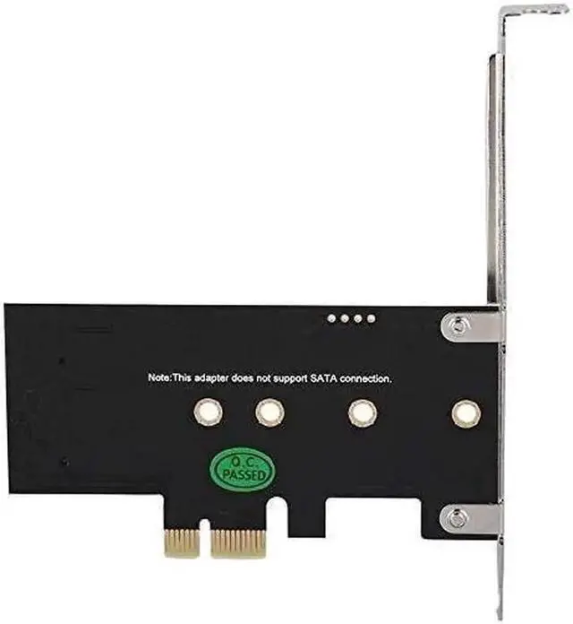 Alt view image 7 of 7 - NVMe M.2 MKey to PCIE 3.0 X1 Host Controller Expansion Card, M2 NGFF PCIe Adapter Supports NVMe/AHCI SSD 2230/2242/2260/2280 with LowProfile Chassis Bracket