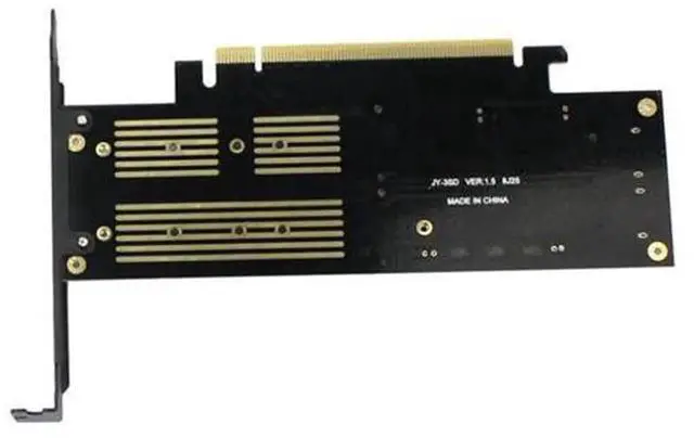 Alt view image 2 of 5 - 3in1 NGFF mSATA SSD Adapter Card, M.2 NVMe to PCIE X16, M.2 SATA to SATA III, mSATA to SATA Converter for Reusing M.2 NVMe, M.2SATA & mSATA SSD on Desktop PC