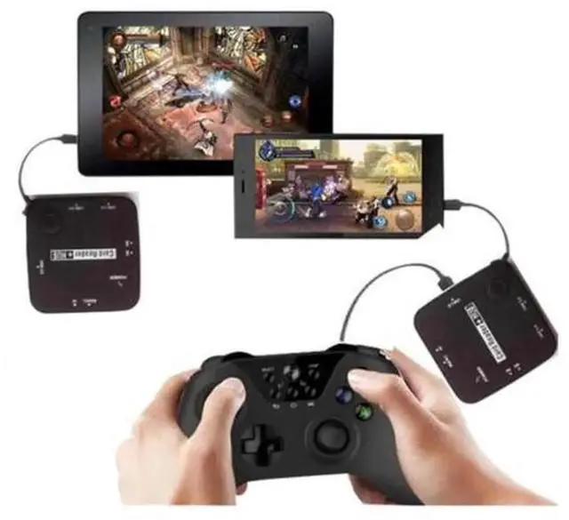 Alt view image 3 of 5 - 3Port OTG USB 2.0 MultiFunction Hub Adapter, Portable Powered USB Hub with Memory Card Reader for Memory Sticks, Micro Cards, Top Quality, USB Connection Cable Not Included
