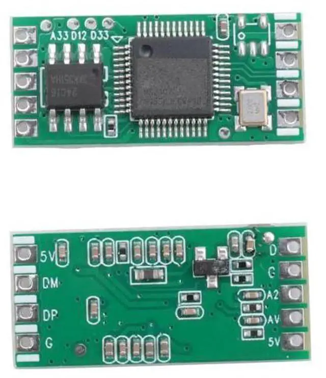 Alt view image 3 of 4 - 2Pcs Analog CVBS to USB Camera Module, AVToUSB Digital Signal Video Capture Conversion Board, Supports YUY2 / MJPG, Analog AV Signal to USB 2.0 Video Adapter for Security CCTV Camera