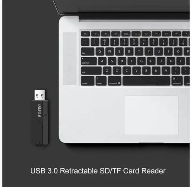 Alt view image 4 of 5 - USB3.0 MultiSlot Smart Card Reader Adapter, HighSpeed Memory Card Reader for Micro SD, SDXC, TF TFlash Cards, PlugandPlay for Desktop PC and Laptop