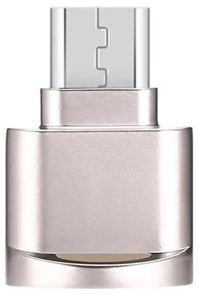 Alt view image 3 of 5 - USB3.1 Aluminum Alloy Micro USB OTG Card Reader Adapter, Micro SD TF Memory Card Reader Writer for OTGEnabled Android Smartphones Tablets, Portable Mini Memory Card Access Dongle L1015#1