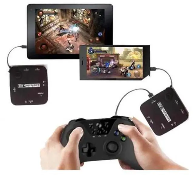 Alt view image 3 of 5 - 3Port OTG USB 2.0 Powered Adapter Hub,USB 2.0 Hub with Memory Stick Micro Card Reader,MultiFunction OTG Combo Hub for Phone Tablet Laptop,Top Quality Unit Without USB Cable