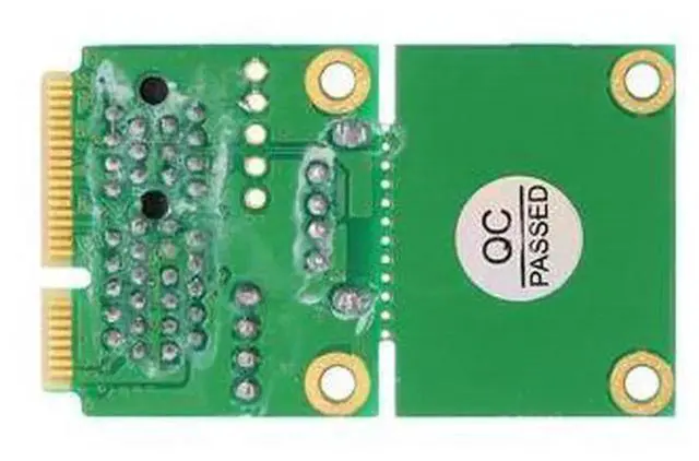 Alt view image 2 of 3 - PCIE 1X to Mini PCIE Adapter Converter Card,Supports FullSize and HalfSize Mini PCIE Modules,Desktop PCIExpress 1X Slot Expansion Card for Installing Mini PCIE Network Card SSD and Embedded Har