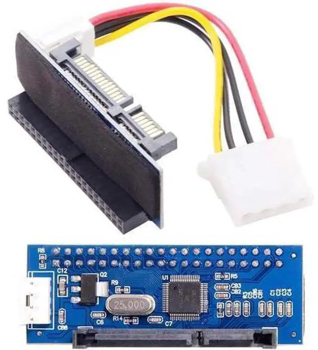 Main image of IDE/PATA 40Pin to SATA Female PCBA Converter Adapter for Desktop 3.5" PATA HDD, with 7Pin SATA Data Cable, Convert Legacy Parallel IDE Hard Drive to SATA Interface