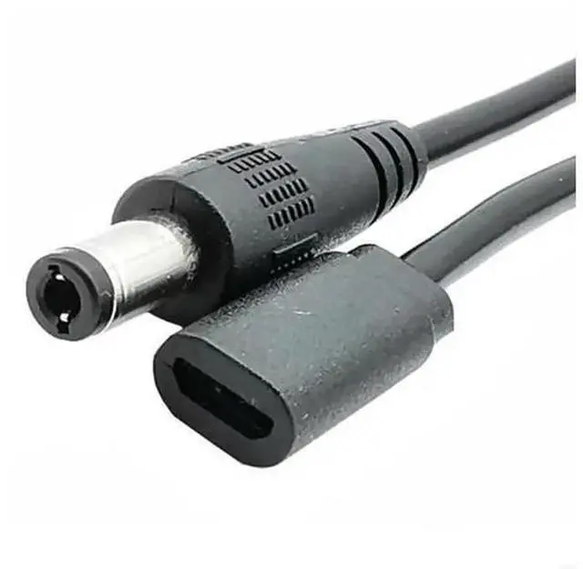 Alt view image 5 of 7 - DC 5.5x2.5mm Male to Micro USB 5Pin Female Power Extension Cable, 22AWG 3A HighCurrent Adapter Cord, 20CM /7.87in for Power Banks, Surveillance Cameras and MicroUSB Powered Devices