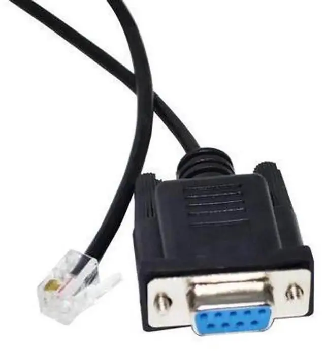 Alt view image 4 of 6 - DB9 RS232 to RJ9 RJ11 4P4C Equatorial Mount Control Cable 3M, Serial Upgrade Console Cable for iOptron Telescope IEQ30 Pro, IEQ45 Pro, ZEQ25 Astronomical Mount