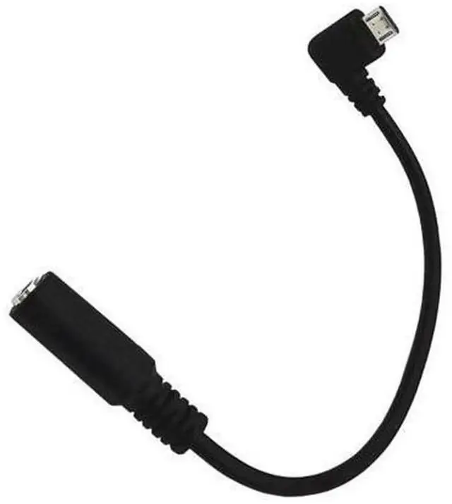 Alt view image 3 of 4 - 1Piece 90 Degree RightAngle Micro USB 5Pin Male to 3.5mm Female AUX Jack Adapter Cord, Micro USB to 3.5mm Audio Sync Headphone Converter Cable for Portable Devices