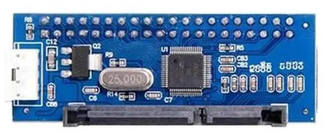 Main image of IDE to SATA Converter Card, Parallel to Serial Hard Drive Adapter, IDE Female to SATA Male Converter Board for 3.5Inch PATA IDE Hard Disk Drive HDD Data Transfer