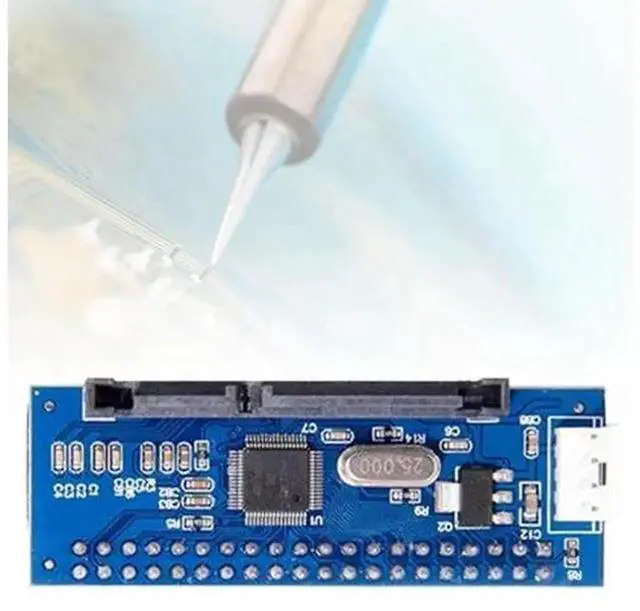 Alt view image 4 of 4 - IDE to SATA Converter Card, Parallel to Serial Hard Drive Adapter, IDE Female to SATA Male Converter Board for 3.5Inch PATA IDE Hard Disk Drive HDD Data Transfer