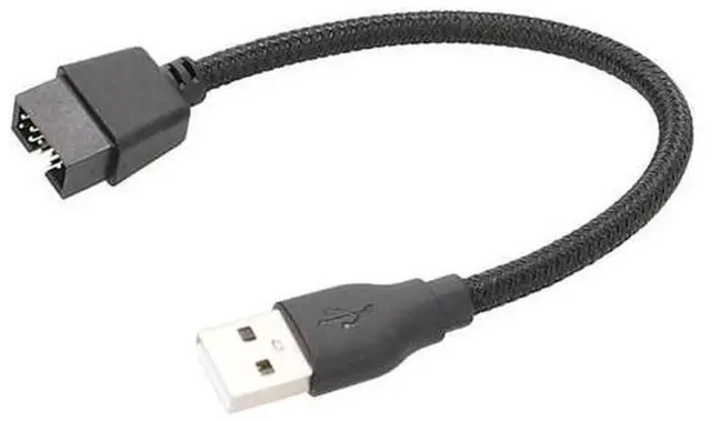 Main image of USBA Male to 9Pin Male Mainboard Extension Cable, HighSpeed Internal USB Data Transfer Cord for Desktop Motherboard Header Connection & PC Case Modification