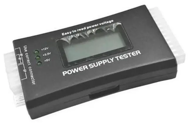 Main image of 2024Pin LCD ATX Power Supply Tester Multifunctional PC PSU Measuring Tool, Digital Display Power Checker for ATX BTX ITX TFX Desktop Computer Power Supply Testing