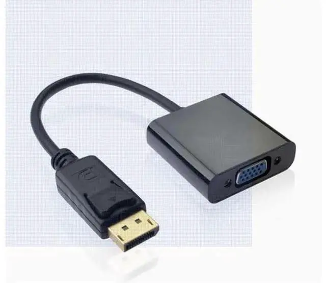 Alt view image 2 of 3 - DisplayPort DP to VGA Female Converter Cable, DP Male to VGA Female Video Adapter for Graphics Card, Connect DP Source to VGA Monitor Projector Display, DP to VGA Video Conversion Cord