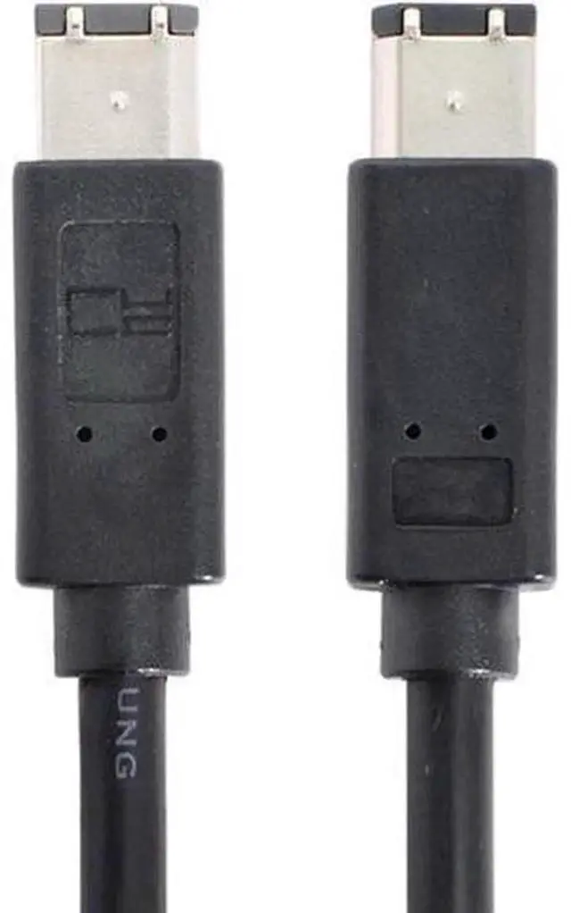 Alt view image 4 of 7 - IEEE 1394 FireWire 400 6Pin to 6Pin iLink Cable 1.8M Black, 66 FireWire 400 HighSpeed Data Transfer Cord for Camcorders, Hard Drives and FireWireEnabled Peripheral Devices