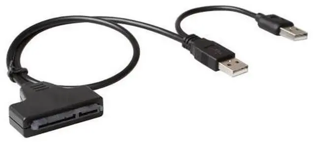 Alt view image 2 of 5 - USB2.0 to SATA 22Pin Adapter Cable for 2.5 Inch SATA HDD SSD, Portable External Hard Drive Converter Cord, PlugandPlay for 2.5" Laptop Hard Disk Data Transfer & File Backup