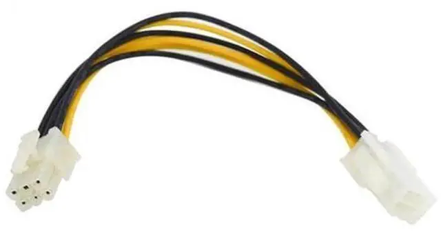 Main image of 10PCS/LOT 6Pin Male to Female PCIExpress GPU Power Extension Cable, PCIe Graphics Card PSU Power Supply Extender Cord for Desktop Video Card Internal Wiring & Hardware Refurbishment