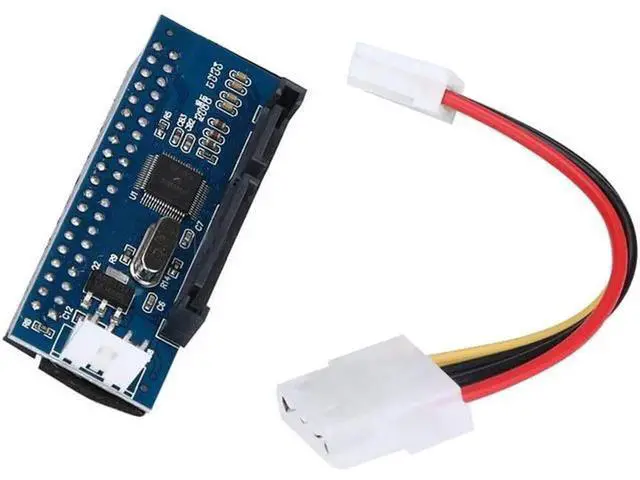 Alt view image 2 of 6 - 39Pin IDE to SATA Adapter Converter Card, IDE/PATA 3.5" Hard Disk to SATA Interface Converter with Data & Power Cable, for Old Legacy IDE HDD Data Reading Backup and Hardware Refurbishment