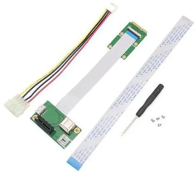 Alt view image 2 of 3 - Mini PCIE to USB Riser Extender Adapter Card with 15/25CM FPC Flat Cable, PCIE 1X Mini PCIE Slot to USB Signal Converter for Wireless Module Embedded Hardware DIY Modification
