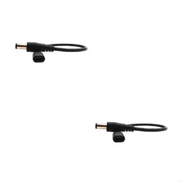 Alt view image 2 of 7 - DC 5.5x2.5mm Male to Micro USB 5Pin Female Power Adapter Cable 20CM, 22AWG 3A HighCurrent DC Power Extension Cord for Power Supply Charger Convert DC Plug to MicroUSB Port